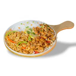 دجاج وربيان مكس	مع أرز ومكرونه